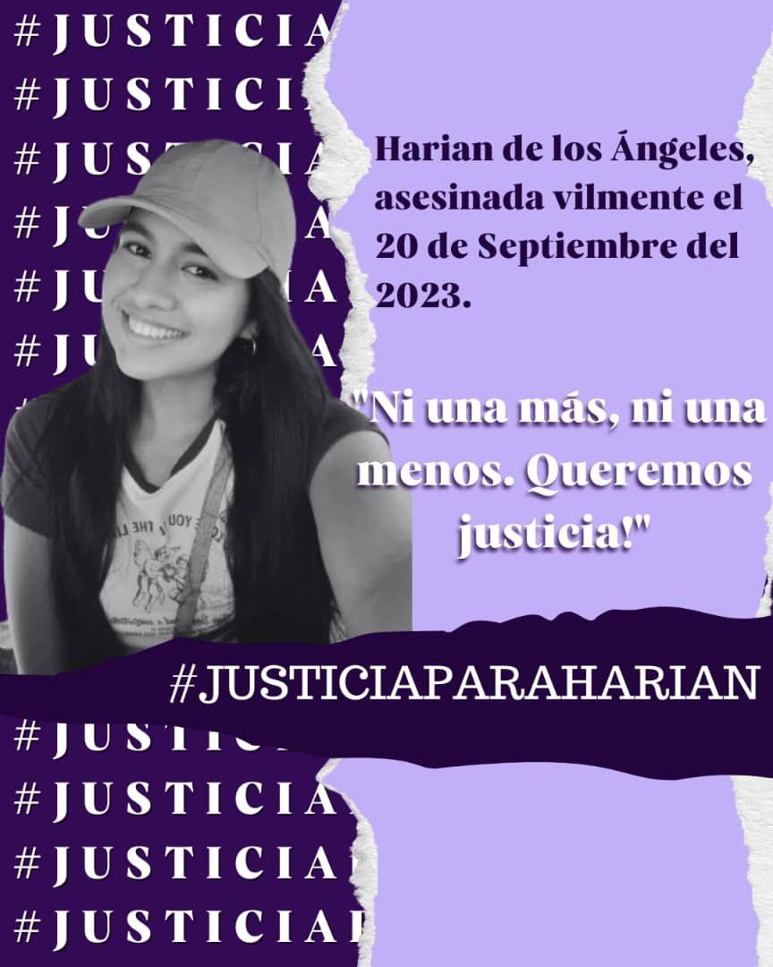 El caso de Harian de Leon se suma a los más de 139 femicidios ocurridos en Venezuela hasta el mes de agosto, según cifras de UTOPIX. 

Necesitamos políticas efectivas urgentes para abordar todas las formas de violencia que padecen las mujeres en Venezuela. 

#JusticiaParaHarian