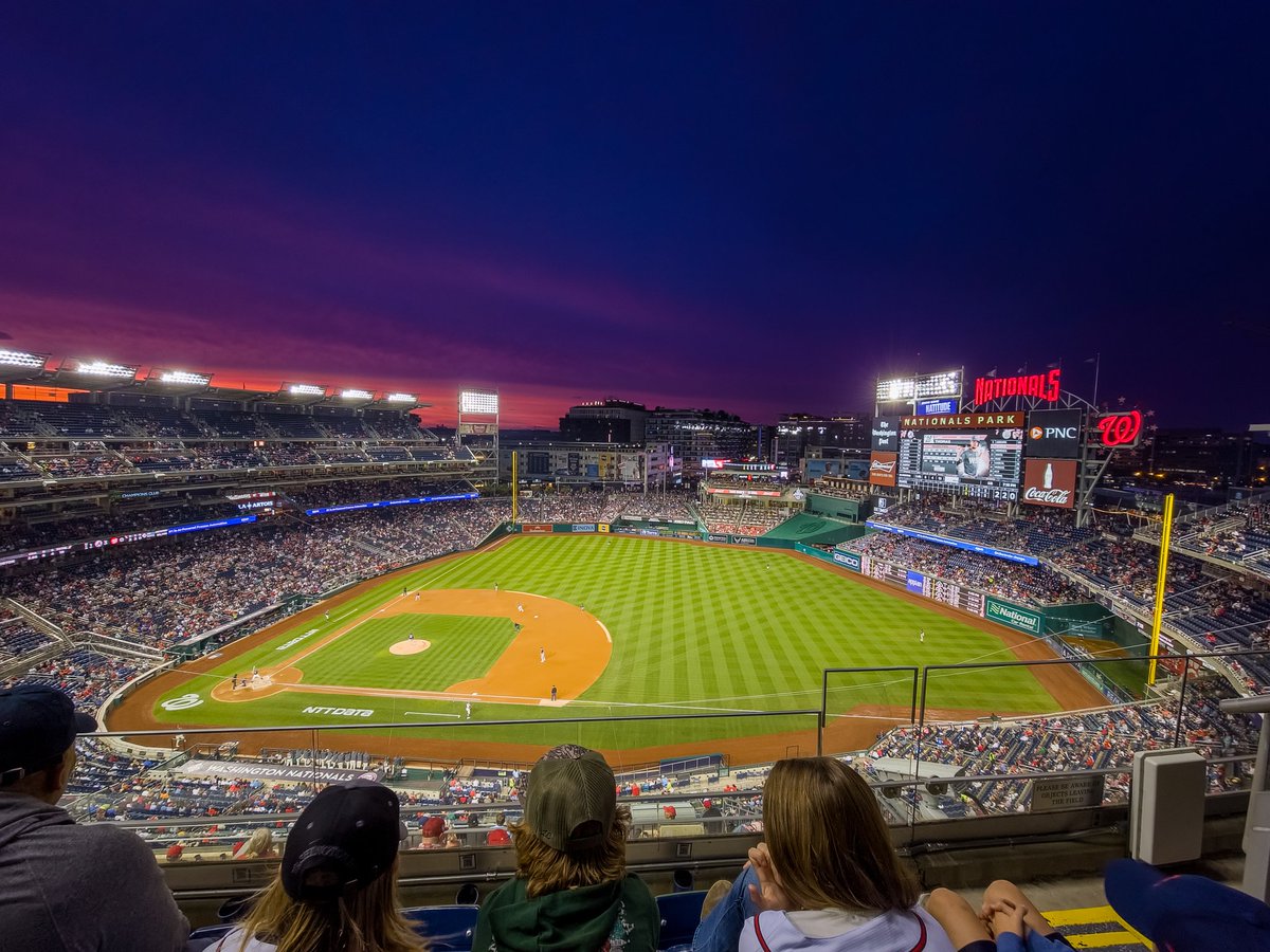 Washington Nationals VS Atlanta Braves. #Natspark #GalaxyS23Ultra #WashingtonDC