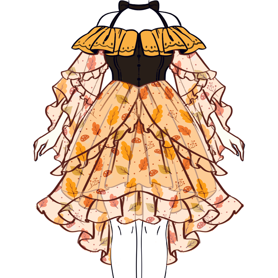 NyahalloShop's tweet photo. Autumn Leaves dress 🍂🍁🌿 https://t.co/2uQzbJ2w2x