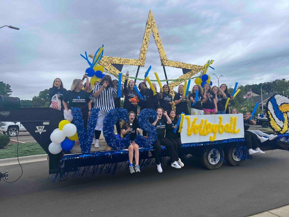 vancecharter's tweet image. Vance Charter traditions are strong and sure are special!

Our annual Homecoming Parade, Picnic and Pep Rally were fantastic!Vance Charter spirit is the absolute best!

Go KNIGHTS!!  Blue and Gold!!
