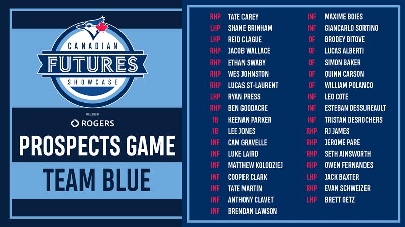 Your Prospect Game rosters are HERE!

Congratulations to all those named - we'll see you tomorrow @ 12:00 noon EST 🇨🇦

#TBJFutures 

Presented by <a href="/Rogers/">Rogers</a>