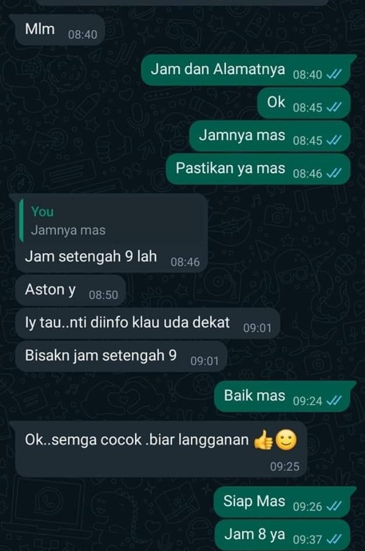 PijatSejati's tweet photo. Hallo Pijat Lover...
Makasi yg udah Order &amp; RO dengan Pijat Pria Sejati 

Yang Belum Bisa Booking Slot Segera  
Slot Terbatas di Tiap Harinya

Booking di Link Wa 👇

https://t.co/lNTQdlVC9w

#pijatpriabatam #pijatprianagoya #pijatpriatiban #pijatpriabatuaji #pijatpriapiayu https://t.co/shtslMgETR