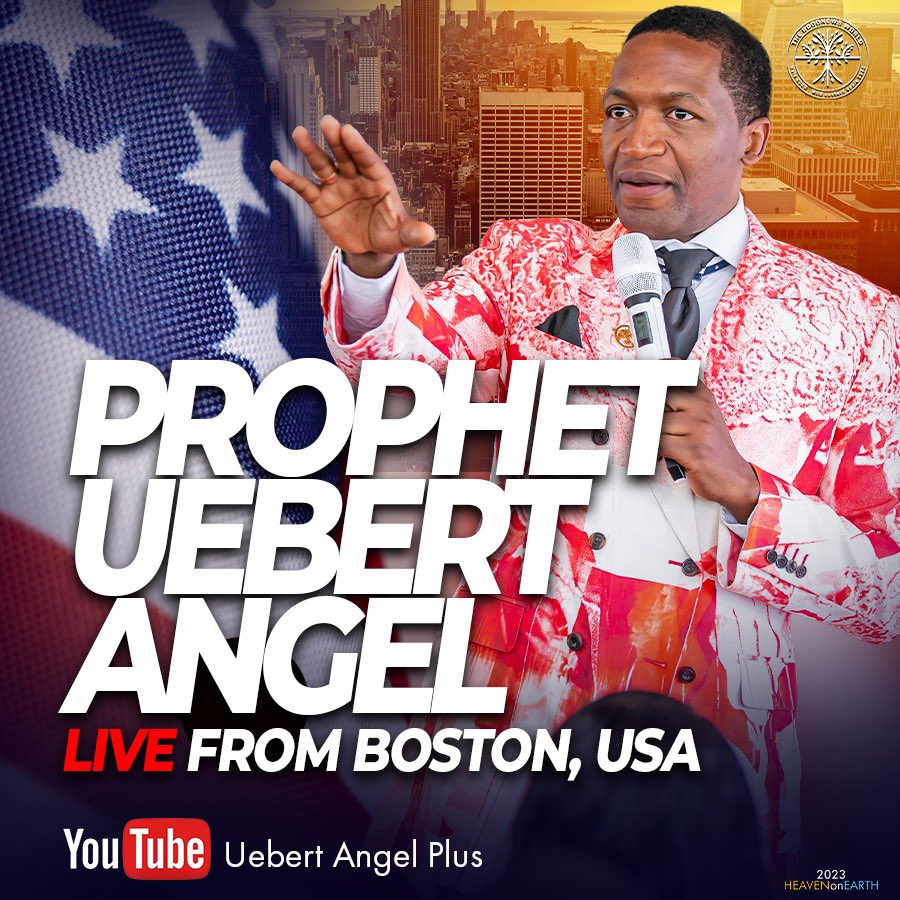 GoodNews to you GoodNewsWorld🎉

Prophet Angel will be LIVE shortly from Boston, USA. Watch the LIVE service on Uebert Angel Plus - YouTube Channel✨

#UebertAngel #BeBeAngel #GoodNews #LiveBroadcast #YouTube #GoodNewsWorld
