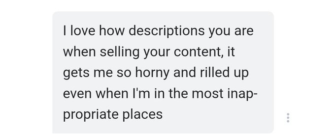 My descriptions really are filthy 😈 I always write them when I am extra horny haha! https://t.co/SI8