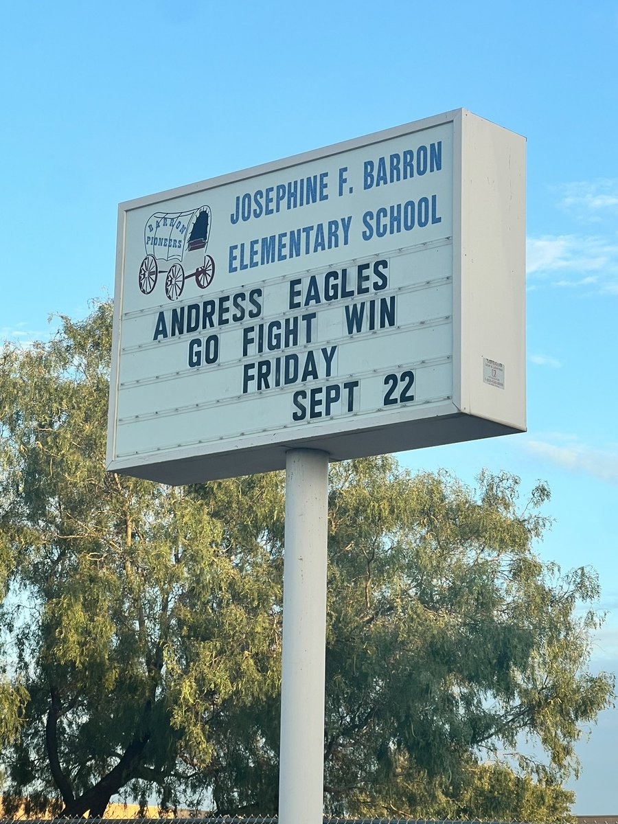 elainev51197658's tweet image. Go Andress Eagles! 
@barronpioneers #reaching new heights in learning!