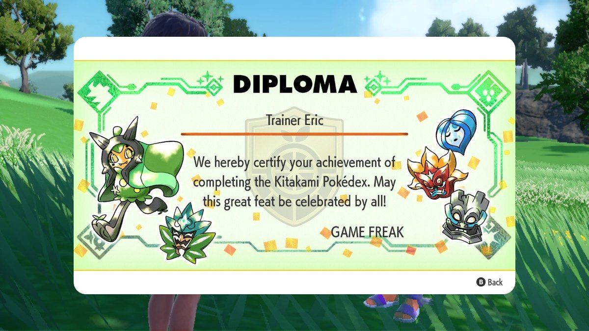 tkingderic's tweet photo. Jogo totalmente zerado
#EtSV #PokemonScarletViolet #NintendoSwitch https://t.co/2fSK5Pxky3
