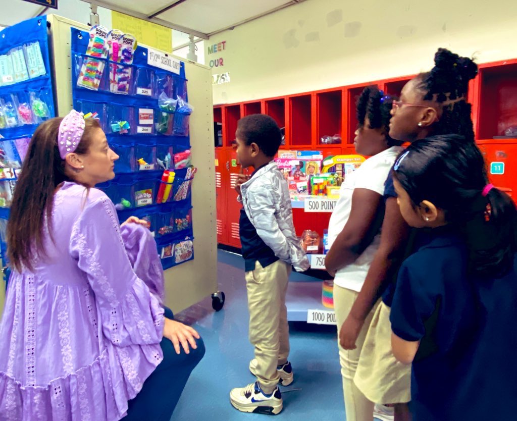 cmbradybrooks's tweet photo. Our @moraviapark_105 ROAR Store opened today thanks to lots of dedication, &amp; love from our amazing staff 💙 Students cashed in their school points or decided to save to earn larger incentives. What better way to end our week, school joy &amp; math fun 🦁🎉 @BaltCitySchools @BaltSEL https://t.co/fqmAWrD3IZ