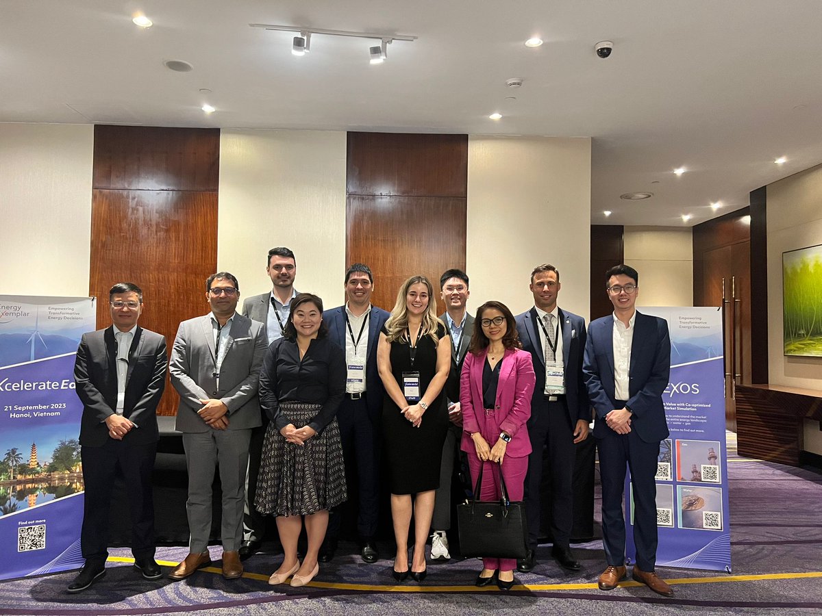 EnergyExemplar's tweet image. UPDATE: #XcelerateEd, #Vietnam! 🇻🇳 As Vietnam embarks on #PDP8 changes that are shaping the future of the country’s #energy landscape, we had the privilege of bringing together some of the most influential leaders to discuss all things #modelling.

#PLEXOS #KeyTakeaways