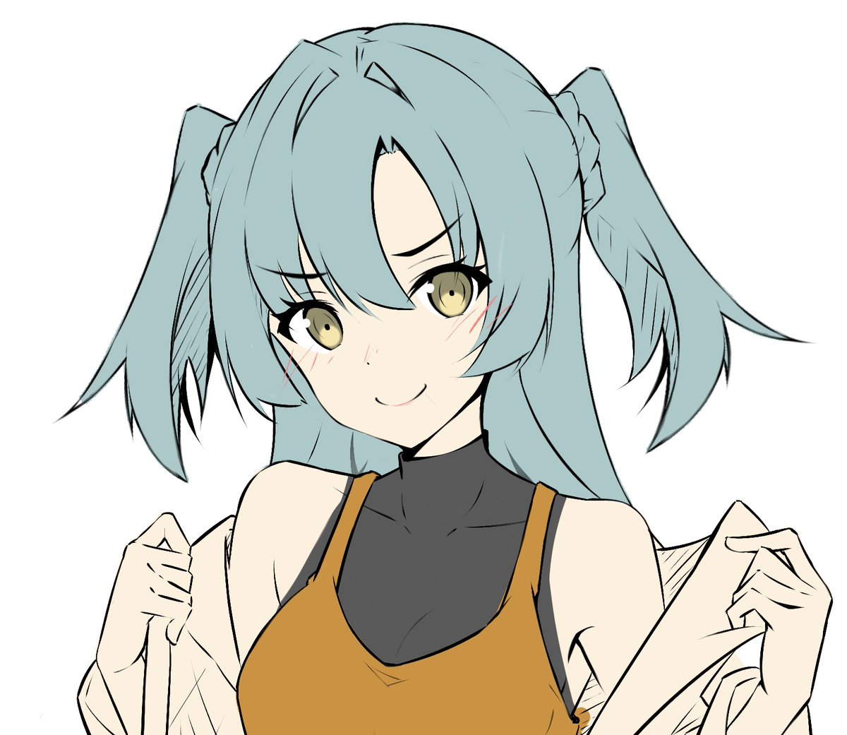 「横手すずちゃん描いてて、誰かに似てるなーっておもってちょっと色変えたらわかった 」|honma🍎🍌勇者部満開23🌸お疲れ様でした〜のイラスト