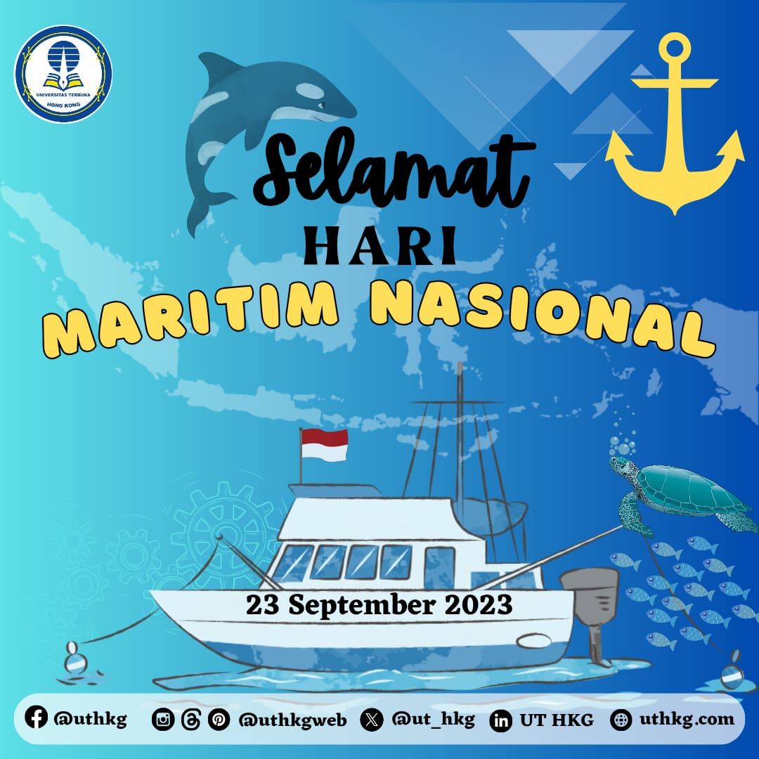 Selamat Hari Maritim Nasional 2023, Layar Terkembang Menuju Indonesia Maju

#HMN59 
#HariMaritimNasional2023
#uthkg
#uthkgweb