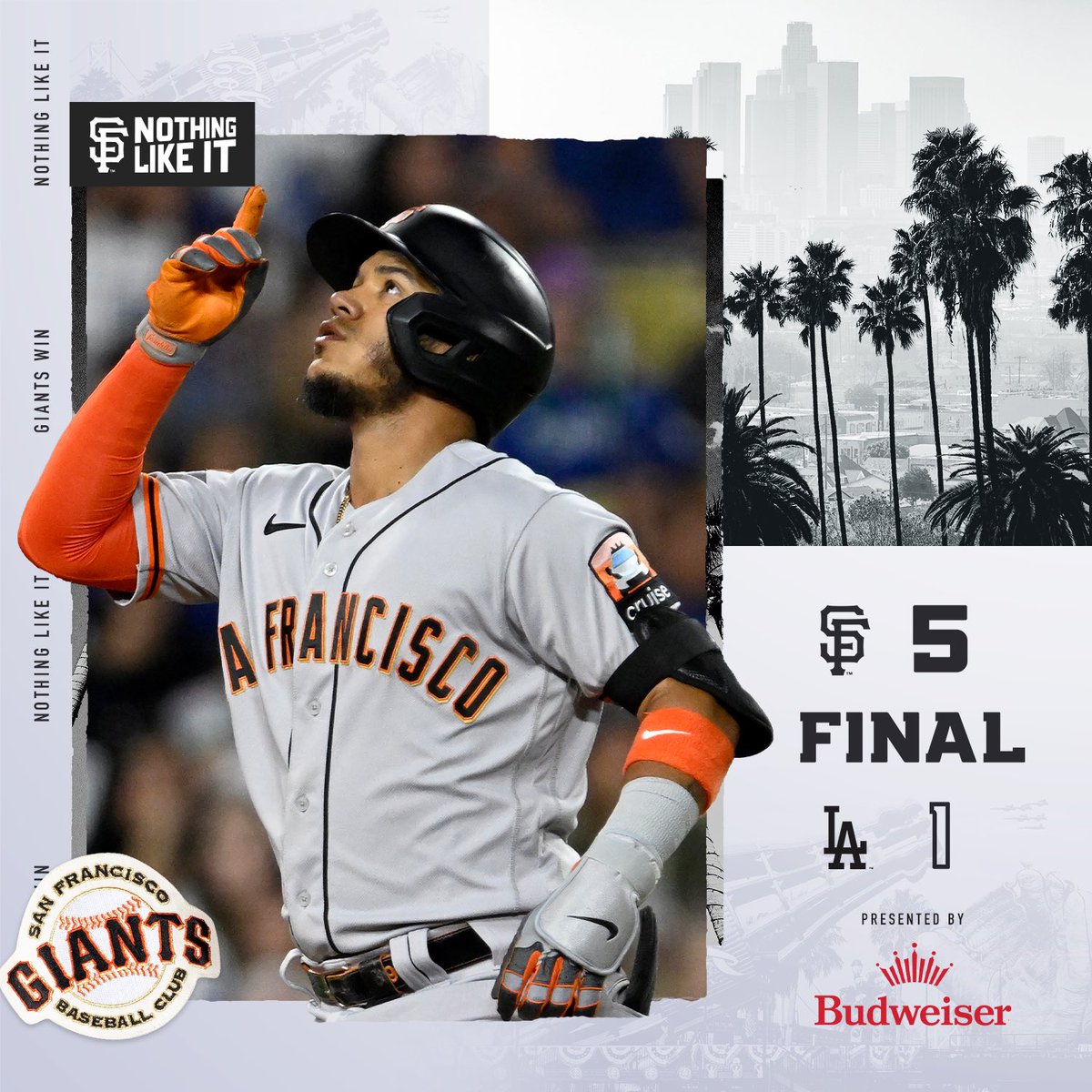 SFGiants's tweet photo. Rivalry dubs >>

(#SFGiants x @budweiserusa) https://t.co/zrIImME6X1