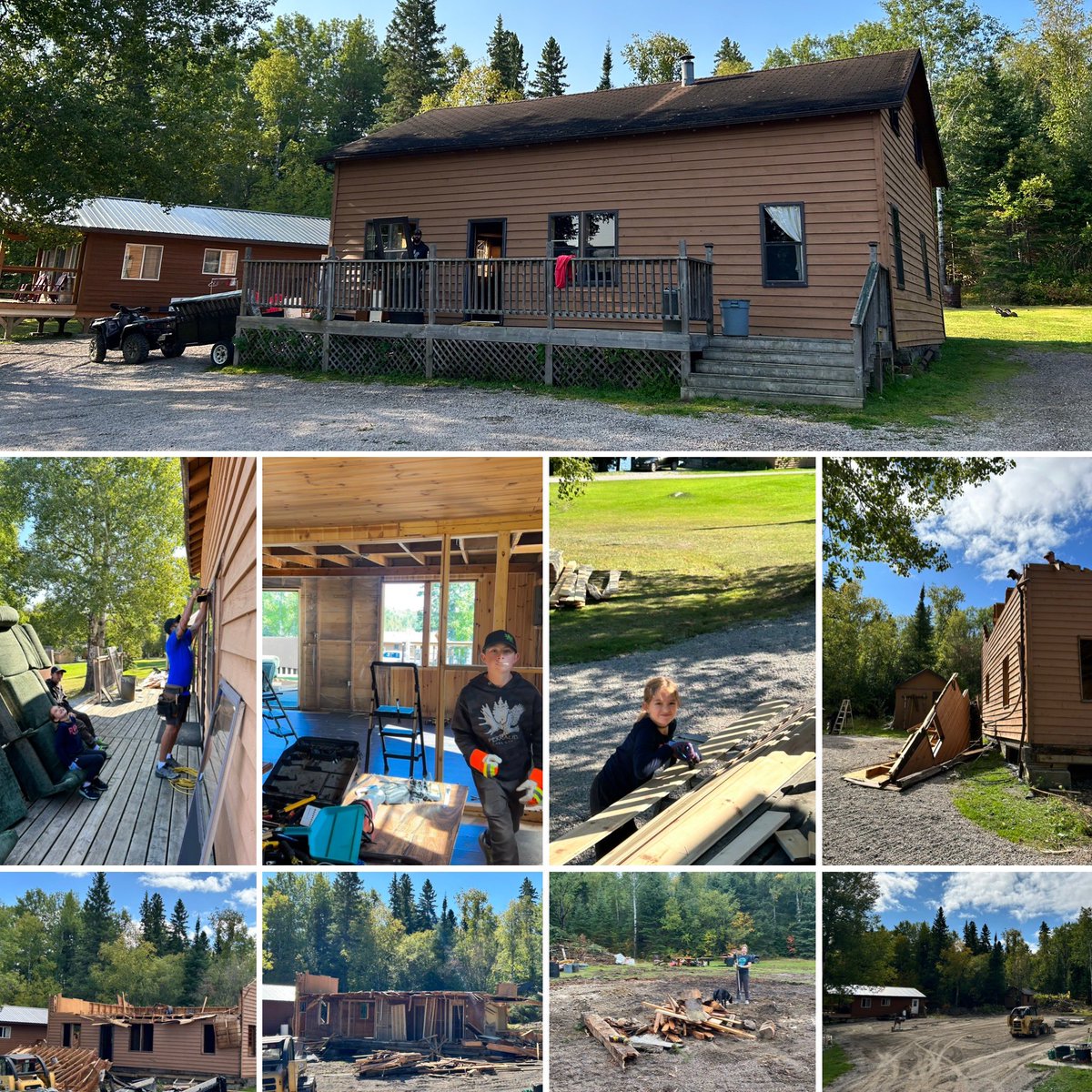 Nearing the end of the season and we are busier than ever!
The old lodge has seen its last summer…
#70yearsyoung #thelodge #oldgirl #teardown #rebuild #youhavetobeprogressive #perraultlakecamp #newcabin #knottypine #cabin8 #StayTuned