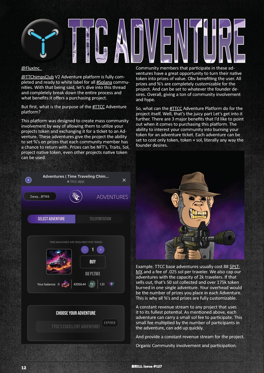 ShillZine's tweet photo. Articles:
- @SolcityRadio
- @LemurX_
- @sentientshapes #CreativeCorner
- @accessprotol #AccessProtocol
- @FluxInc #TimeTravellingChimpsAdventure
- @LabsMuse #ElixirNFT
- @Playground_Sol #Drop3
- @Rohit2356_ #Early Alpha2
- @Sol_Me_Up #Beardudes
- @harkl_ #MixTape
2/3 https://t.co/YnmTc0zc64