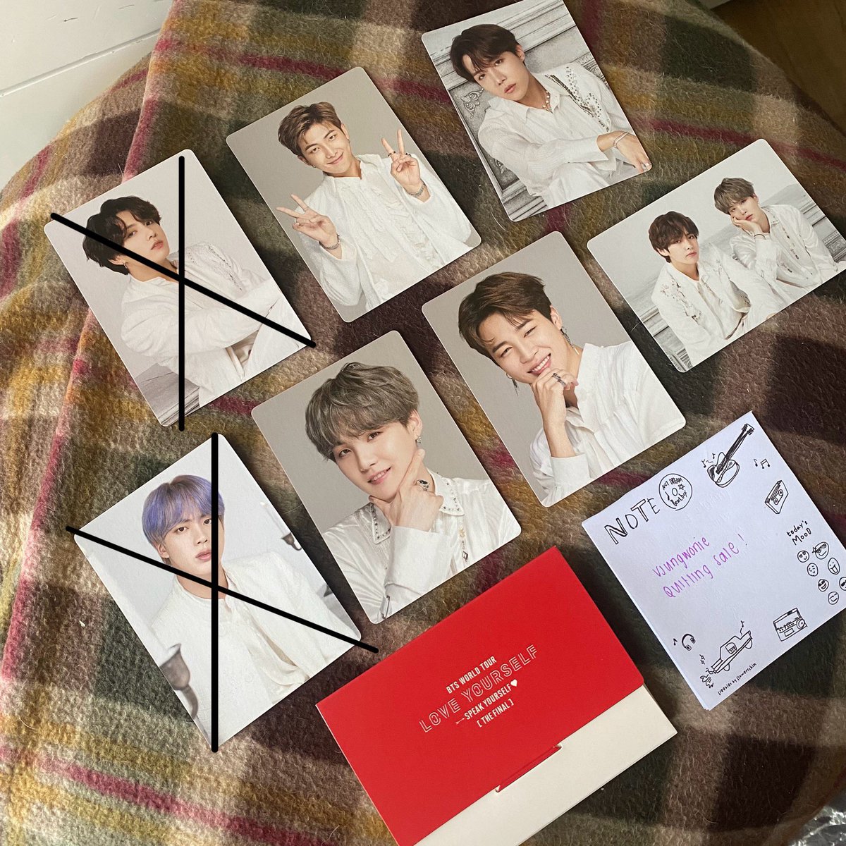 vjungwonie's tweet photo. #vwoniesells

UPDATE
WTS / LFB
BTS Quitting Sale

𖤐 BTS World Tour Love Yourself Speak Yourself The Final Mini PC

— Maknae: 200 | Hyung: 150
— Suga + V: 150
— PCs in mint condition
— price + pf + sf

t. jhope hoseok rm namjoon yoongi taegi taehyung jimin

help rt pls! https://t.co/NNczOagI2T