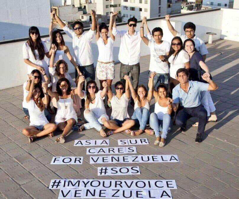 Never forget #asiasurcaresforvenezuela