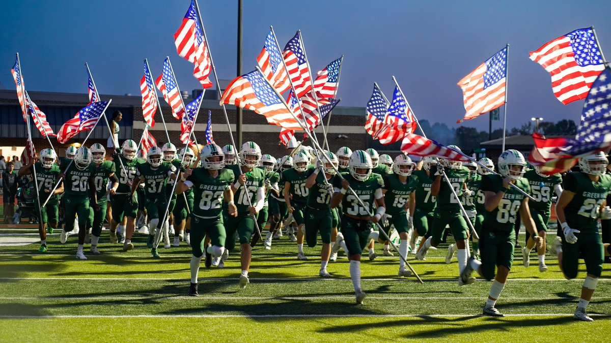 Our team was honored to be at Green Hill High School’s football game tonight as they honored military and first responders. We are grateful for their love and support, always!