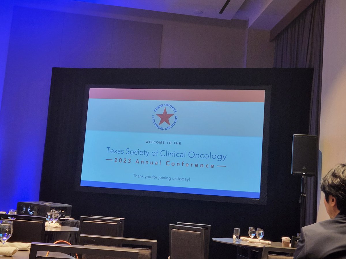 drtulsijose's tweet photo. The data from the Commission on Cancer (CoC) showed enrollment to cancer treatment trials was 6.3% compared old rate of adult clinical trial participation < 5%🤯
We have to improve patient education & awareness!
Kicking off the #TxSCO 2023 conference with @IshwariaMD & panel. https://t.co/D9K6LsqHA9