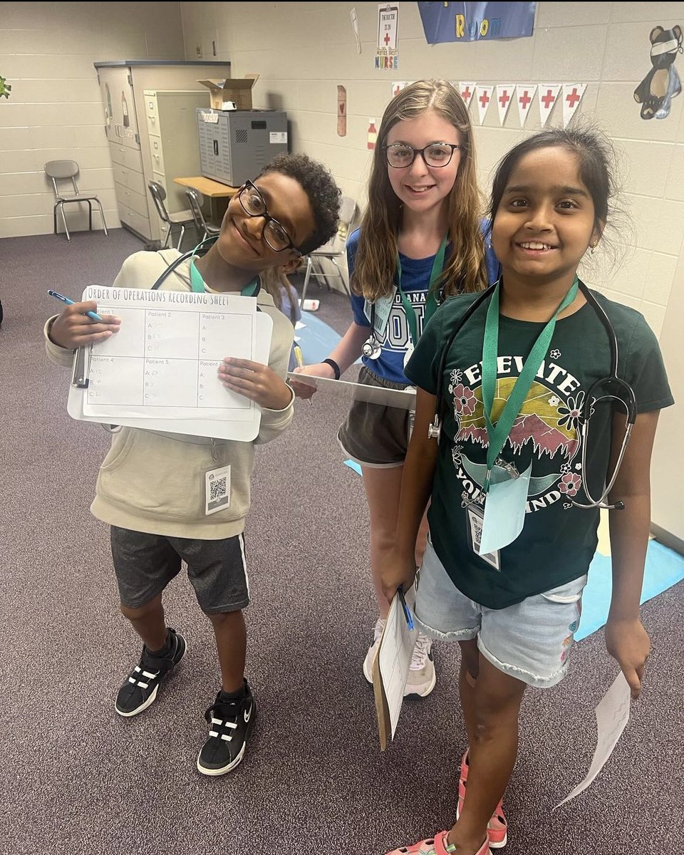 5th practice order of operations with  “Operation” themed activities this week! ✖️➗➕➖ #PEMAS #LifeAtWL