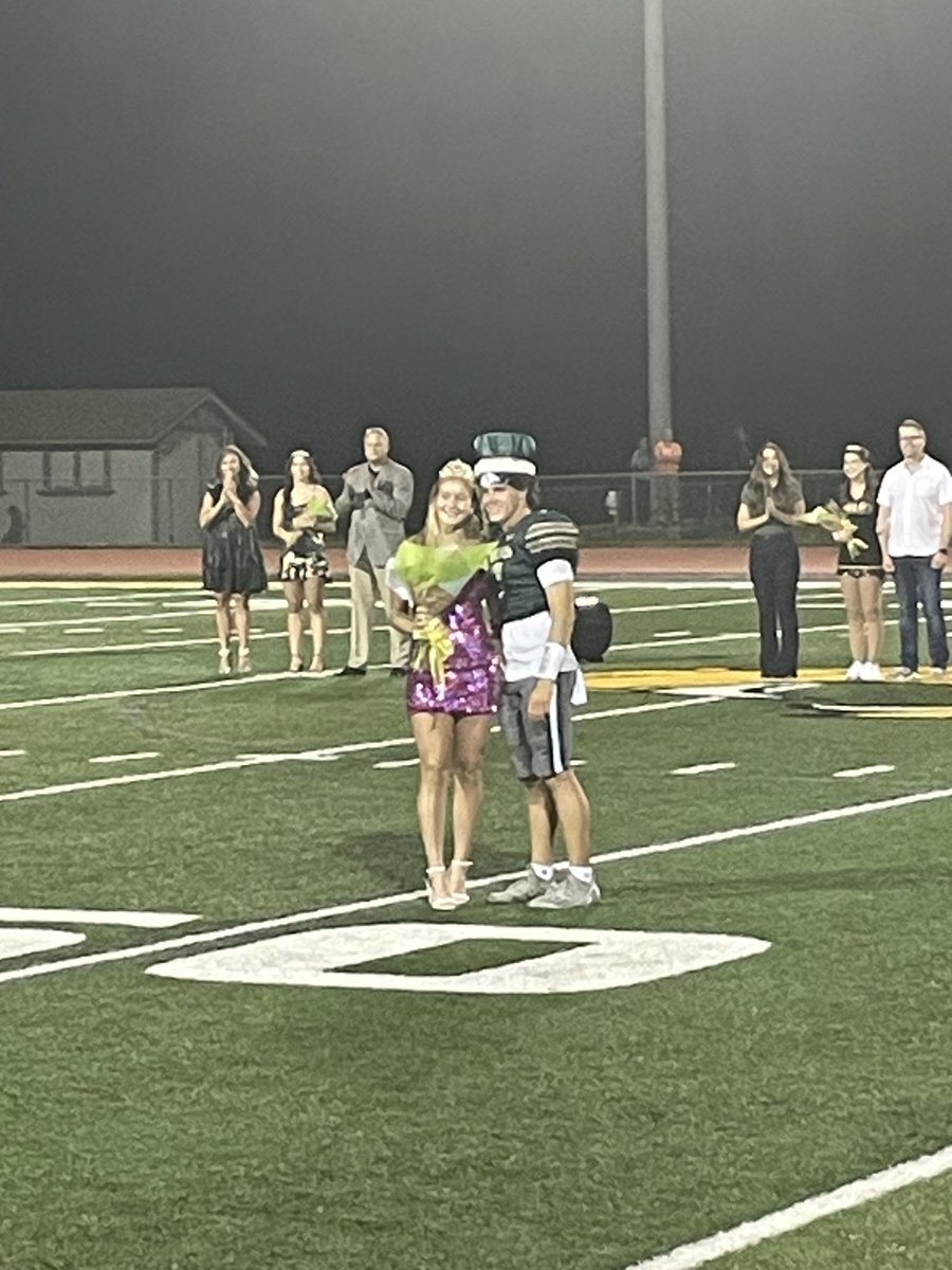 Congratulations to your 2023 Homecoming King Brady VanDonge and Queen Kodi Greer