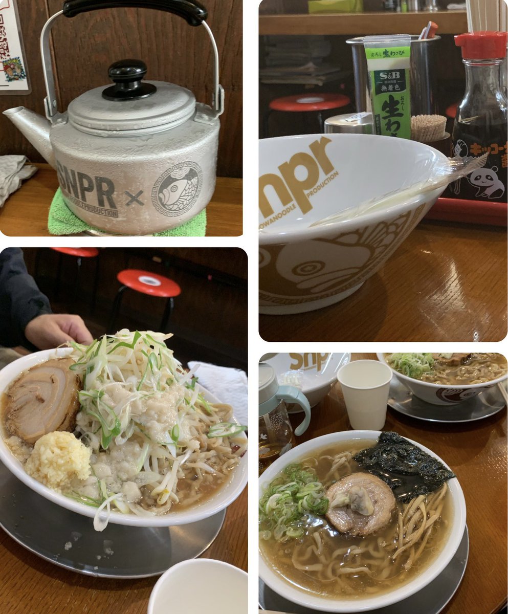 manmaru0ri's tweet photo. お墓参りの帰り朝ラーやってるところ探してたらいつも行列になってる有名店がゲリラ営業してた！さっと入れてラッキー(^^) https://t.co/f1MkncKeqc