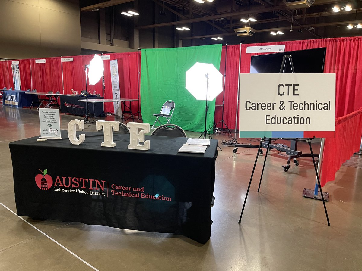 Lights. Camera. #AISDCTE in Action! We’re so excited to see everyone tomorrow. Stop by the #CTE Space at the @AustinISD #Showcase to see some of our programs hands-on! #AG #ArtsAV #STEM #Law #HealthSci