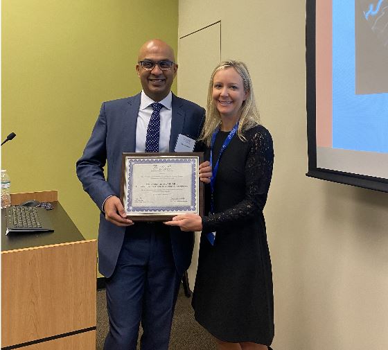 EmoryEyeCenter's tweet photo. Ocular oncologist Dr. Jill Wells and the @#EmoryEyeCenter had another full house for 2023 Southeastern Ocular Oncology & Pathology conference on Sept. 22. Special thanks to the Calhoun Endowed Lecturer Stanford University's Dr. @PrithviMruthyunjaya. https://t.co/pHeRcvoM0h