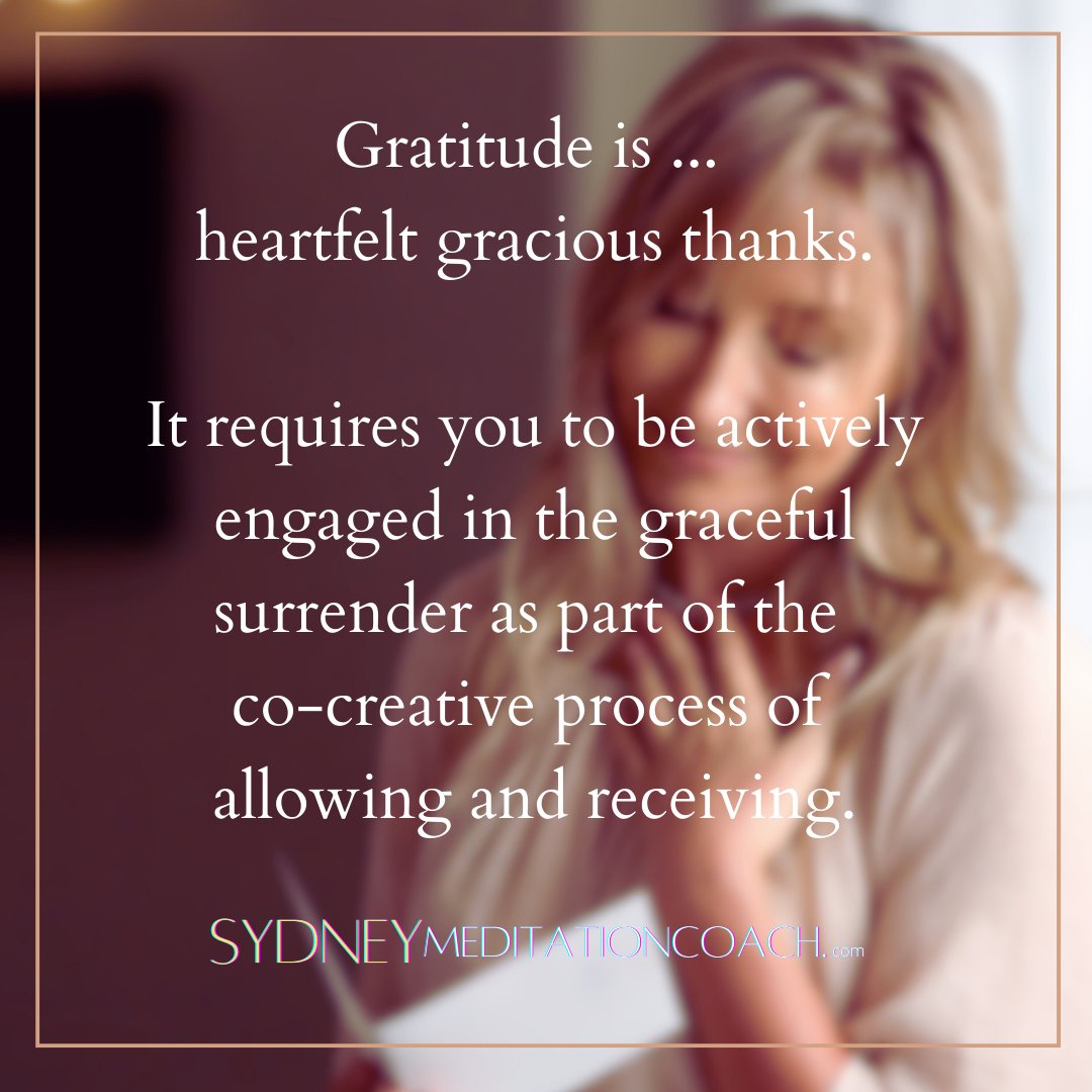 SydneyMeditate's tweet photo. Failing to express sincere and heartfelt gratitude means you're overlooking your ability to tap into the divine abundance.
#smile #hearthealth #coherence #gratitudepractice #loveit #expressingthanks https://t.co/RKprUOOnK0