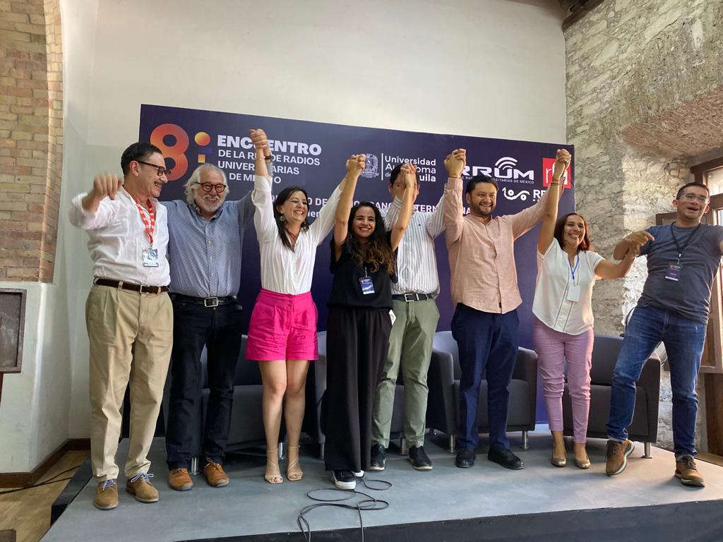 uamradiofm's tweet photo. 🙌🏽 Se cierra el 8vo Encuentro de la RRUM en la Facultad de Ciencias Sociales , UAdeC en Saltillo, Coahuila .
.
#UAM #SoyUAM #UAM50 https://t.co/RiQRJf1pT7