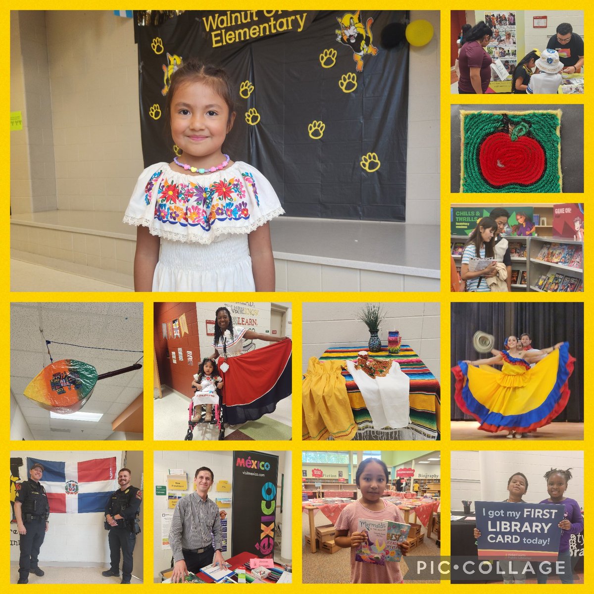 Our Hispanic Heritage Month Celebration was well attended. Families learned about various countries through music and dance, interacted with community partners, enjoyed the art gallery, and shopped at the Scholastic Book Fair. #TheCreekIsRising #BiggerandBetter