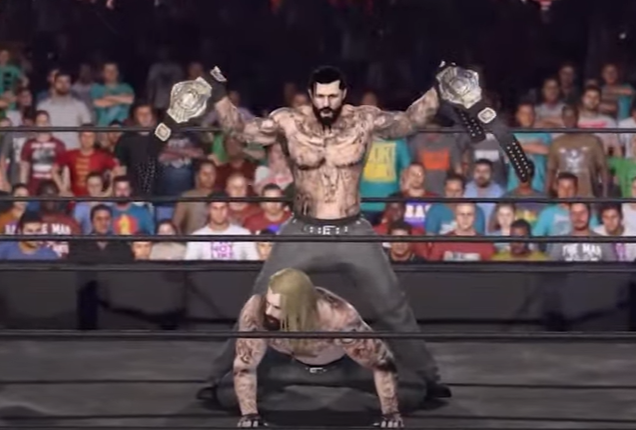 BrothersRiot's tweet photo. Never Question it 
Never Doubt it 

Line'em Up, We'll Knock'em Down 

WE ARE FUCKING RIOTS 

#ANDSTILL @vwunited tag team champions

#6xChampions #KnockedTheFrecklesOFF https://t.co/rklhZNUsKW