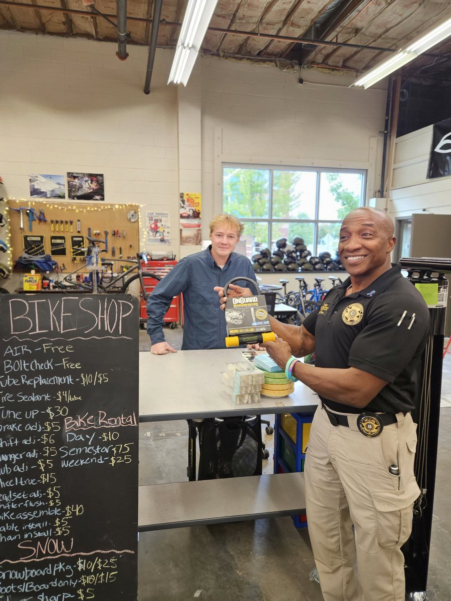 Before you ride your bike on <a href="/GonzagaU/">Gonzaga University</a> campus, stop by <a href="/GonzagaOutdoors/">Gonzaga Outdoors</a> at their new location and pick up a Bulldog U-lock. Keep it locked, Zags and register it with <a href="/GonzagaCSPS/">Gonzaga Campus Security and Public Safety</a>. #bikesafety #campussafety #ZagsHelpZags 🚲