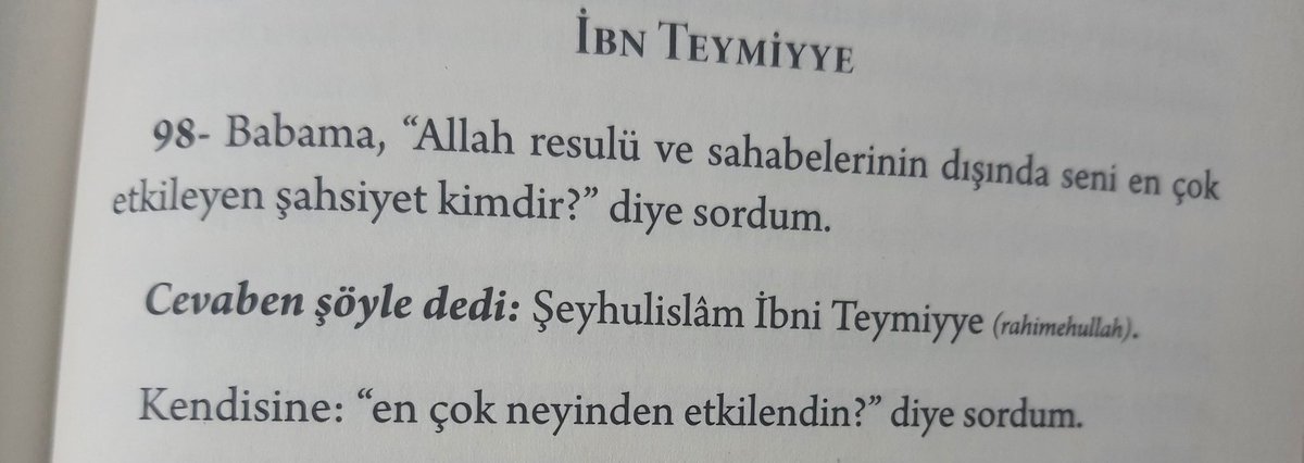 @lubbetulayn7 @rufeyde23 Bak bu 2.allemei cihan rufeyde hz şeyhinin kitabı o yüzden bunlara çokta laf anlatamazsın :)))))))😁  

Bizim EHLİ SÜNNET Hocalarımızın fetvaları pek pak olmuş nefislerine dokunur🫶

Allah Teâlâ Hazretleri islahınız mümkün ise ıslah etsin değilse adaleti ile muamele etsin amin🫶