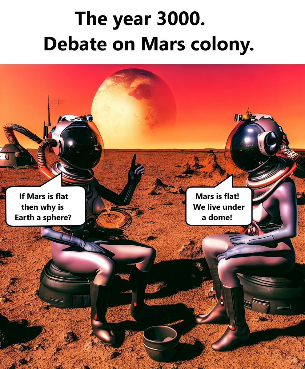 Mars debate in the year 3000. 😂#flatearth #flatmars #FlatEarthFridays