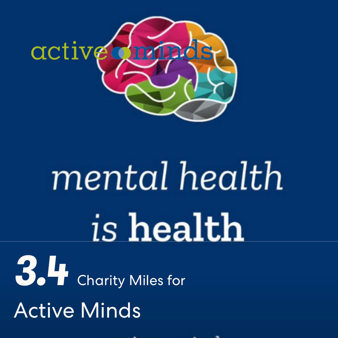GroveAyers's tweet photo. At work, today’s #CharityMiles #ExtraMileChallenge miles were 3.4 @CharityMiles for @Active_Minds in solidarity with @cindypooh580. I’d be grateful for your support. If you’re in a position to do so, please click here to sponsor me.
https://t.co/yD5l2FmQFJ https://t.co/19IwlgSQ1f