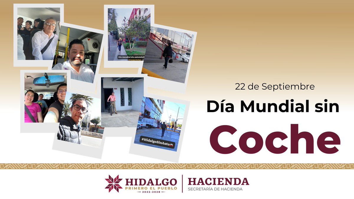 Hacienda_Hgo's tweet photo. Funcionarios que integran nuestra dependencia se unieron al #DíaMundialSinCoche con el objetivo de contribuir al bienestar del medio ambiente e impulsar un Hidalgo sostenible.
#HidalgoSinAuto https://t.co/OujvNQcx3y