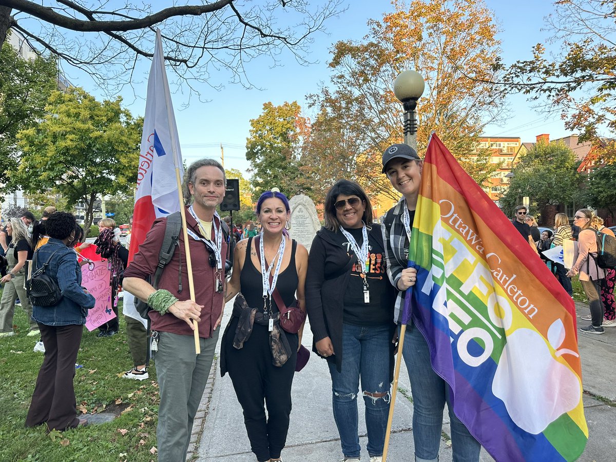 mme_rachel's tweet photo. Proud to stand with survivors of sexual and gender based violence alongside #OCETFO members at the #TakeBackTheNight march 🪧 #Ottawa #TBTN #EndSexualViolence #EndGenderBasedViolence #OurStreets @tbtnfoundation @etfoeducators @OCETFO https://t.co/Pqw2gF9B8u