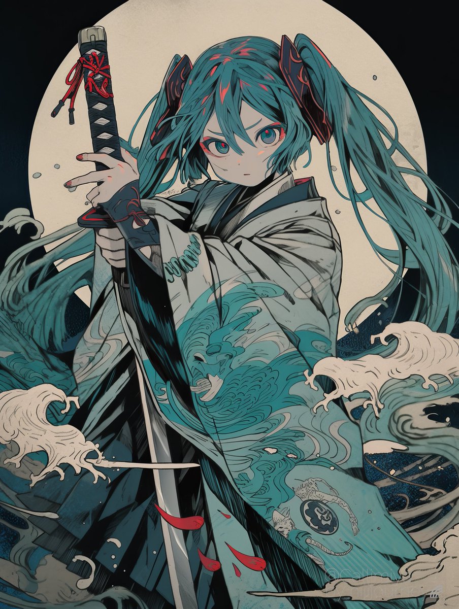 翠円一刀、初音ミクさん