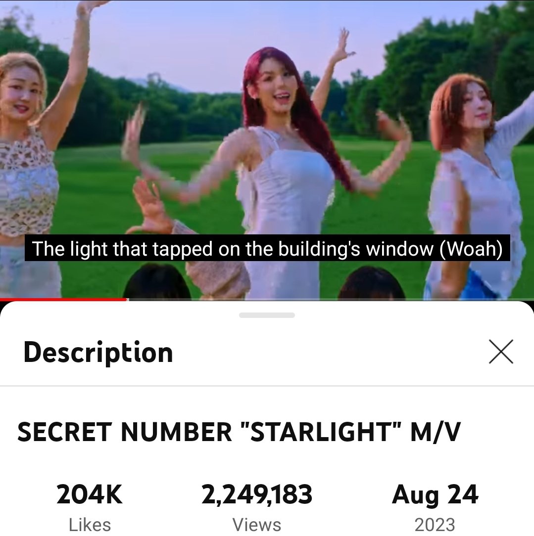 Views update, sabtu tgl 23 sept:

1. MV Doxa kurang 51K capai 6.5M views

2. MV Starlight kurang 251K capai 2.5M views

Artinya dalam 7 hari / 1 mingggu:

1. MV DOXA naik cuman 98K views

2. MV STARLIGHT cuman naik 108K views

Yuk jangan malas stream biar ga jadi FS jilid 2 dan 3
