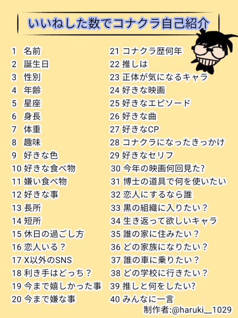 いいねされた数だけ自己紹介する - Search / X