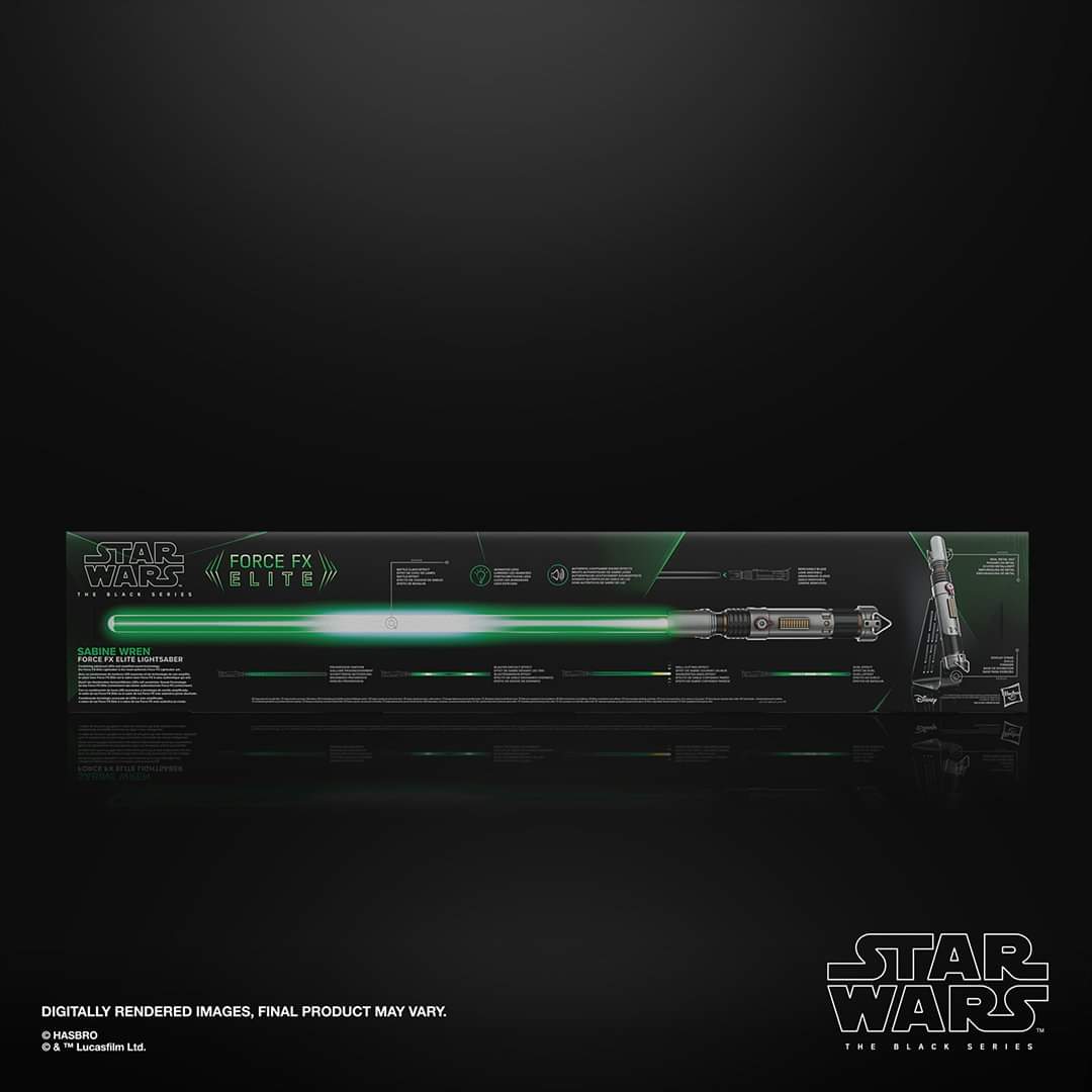 bibliotecaJedi's tweet image. Revelado en la #HasbroPulseCon el Sable de Luz Force #StarWars FX Elite de #SabineWren
