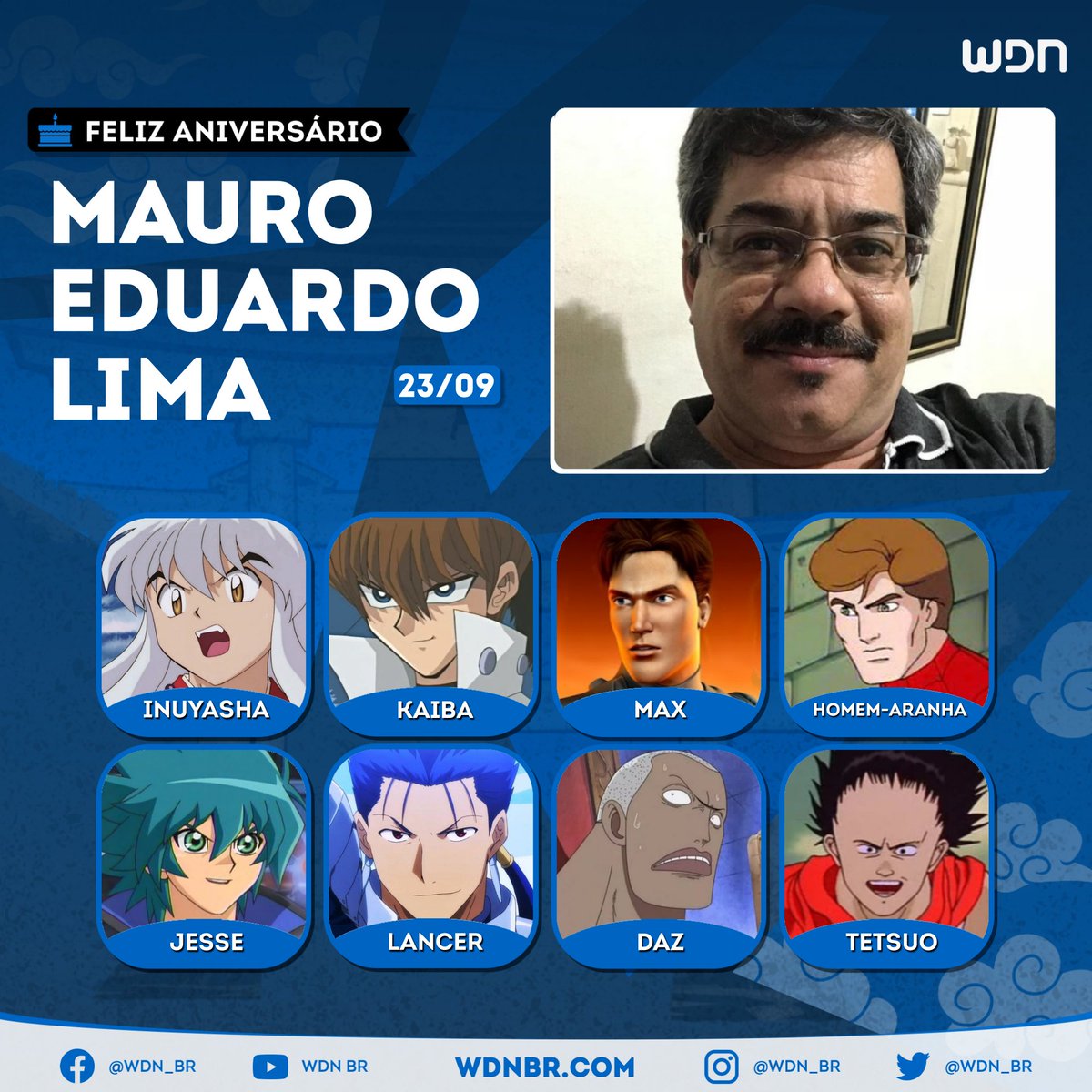 Rapadura é mole mas não é doce não - DUBLAGEM DE INUYASHA COMPLETA??? De  acordo com um tweet do dublador Mauro Eduardo (voz de Inuyasha), finalmente  dublaram todo o anime. Atualização: o