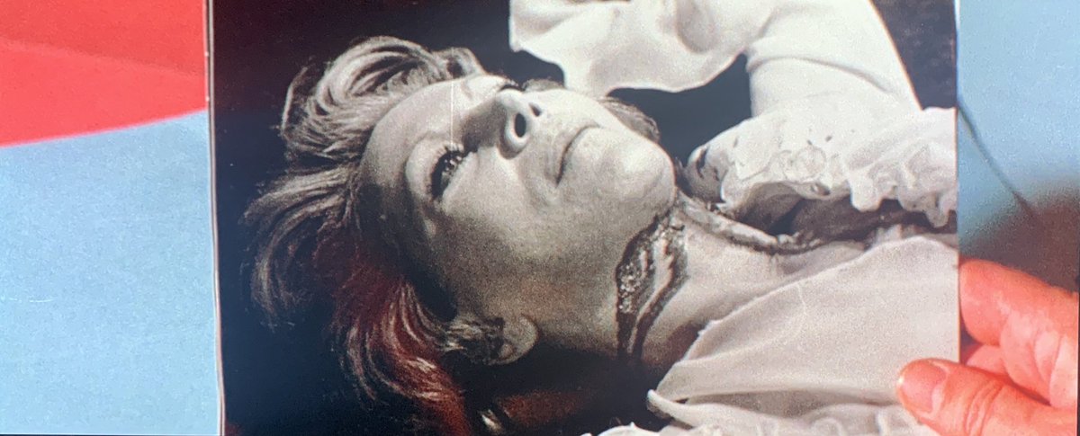 TruAndres's tweet image. I couldn’t get into this one. The music felt forced at times, trying to liven up mundane scenes. This was a straight mystery I prefer gialli with a detective whether it’s a journalist or police. #MoviesInOctober #SmileBeforeDeath