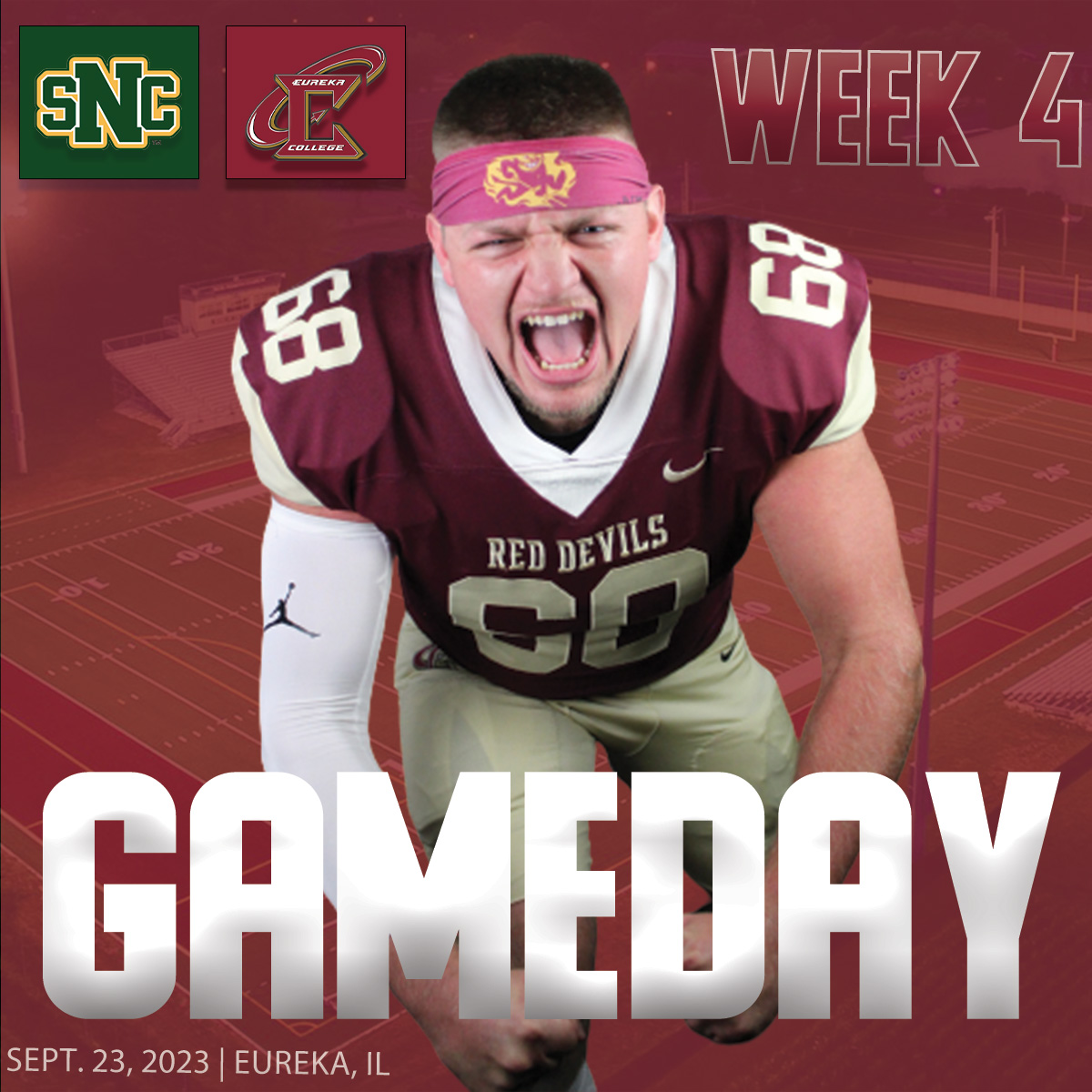It's game day! @ECRDFootball is gunning for 4-0 as St. Norbert comes to town for another big game at McKinzie Field. 🆚: @sncathletics 📍: McKinzie Field ⌚️: 1 p.m. 📺: bit.ly/3PtTaS7