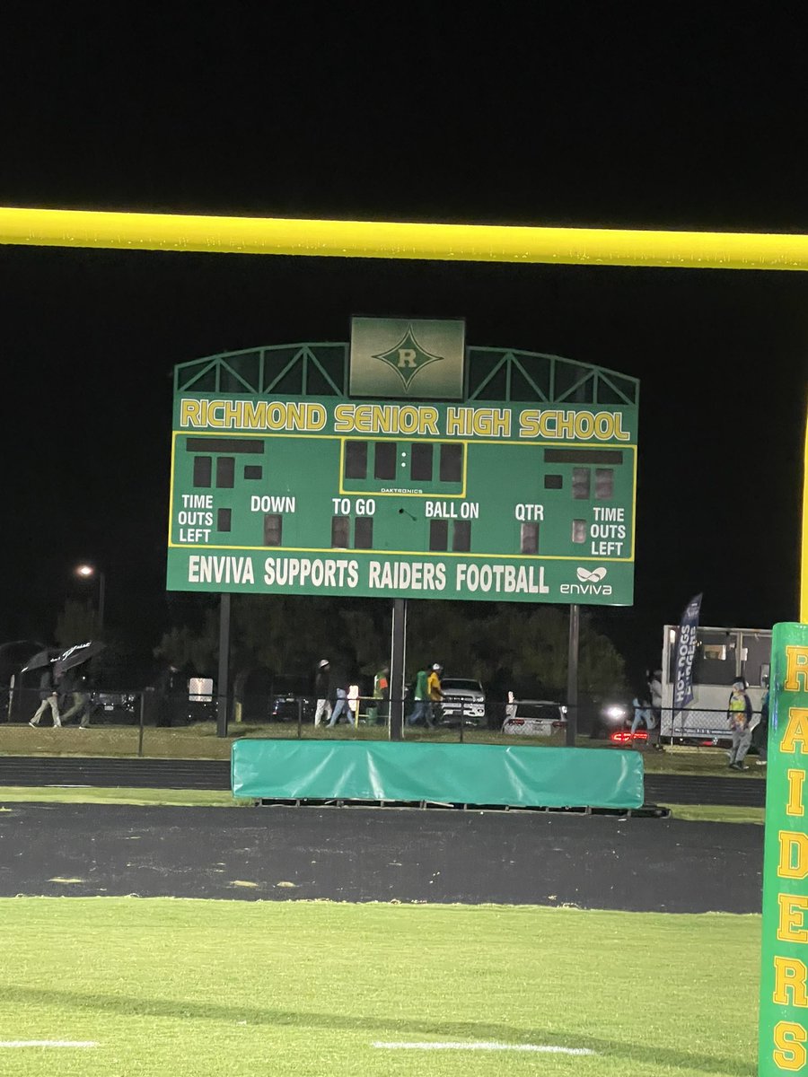 Always a great night when they turn off the scoreboard early. 

Great win against Richmond!