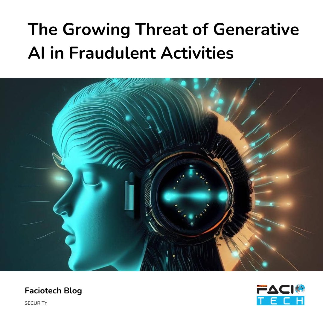faciotechgh's tweet photo. Generative AI, once hailed as a revolutionary technology, is now being harnessed by fraudsters to craft increasingly personalized and convincing messages aimed at specific victims.

Read more at https://t.co/byqCxzvwy1 https://t.co/zihzpVCnH9