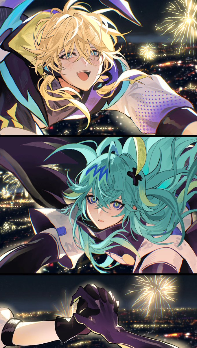 0Nashiro's tweet image. Falling in love 🎇
