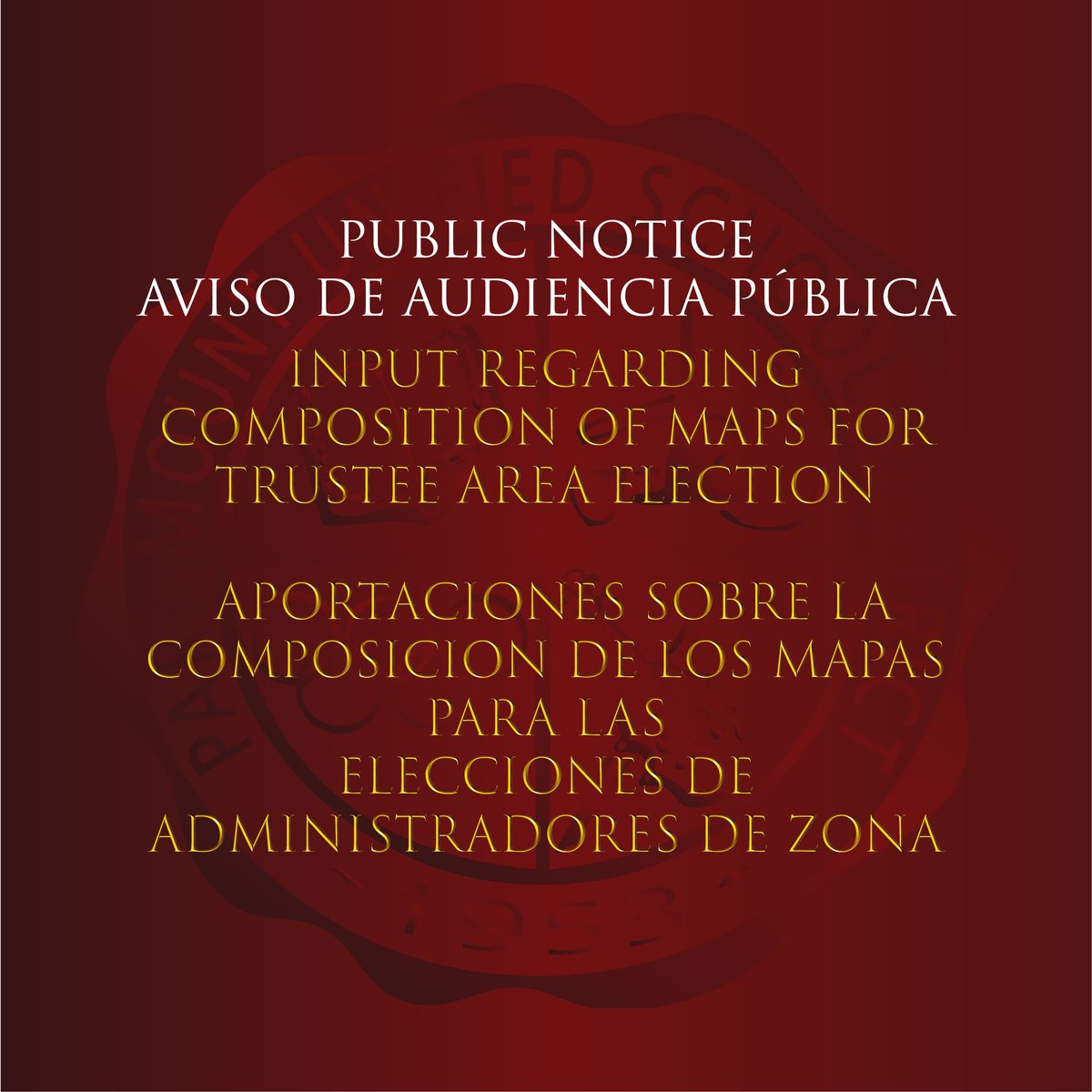 NOTICE OF PUBLIC HEARING
Follow this link to learn more:

bit.ly/454gtaM