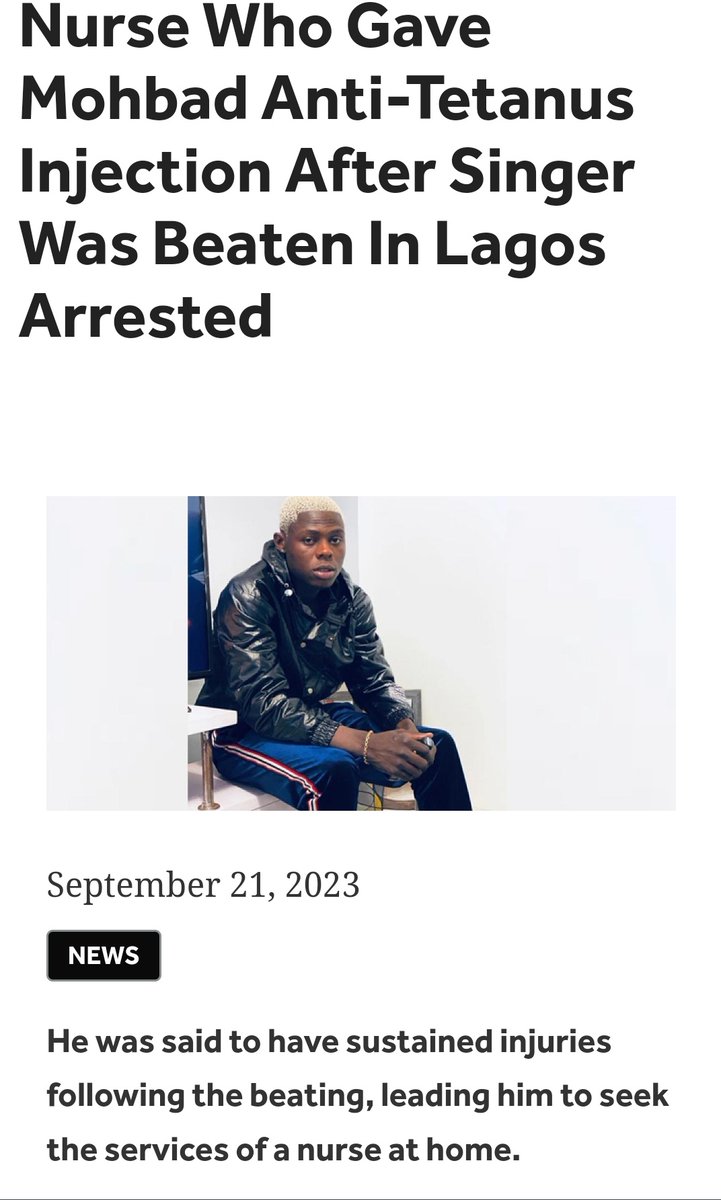 LagosNannm's tweet photo. The individual reportedly taken into custody by the police for providing care to Mohbad is not a Registered Nurse. It is confirmed to be a quack not qualified to be called a Nurse..

#Justice4mobhad https://t.co/10UAQGVY48