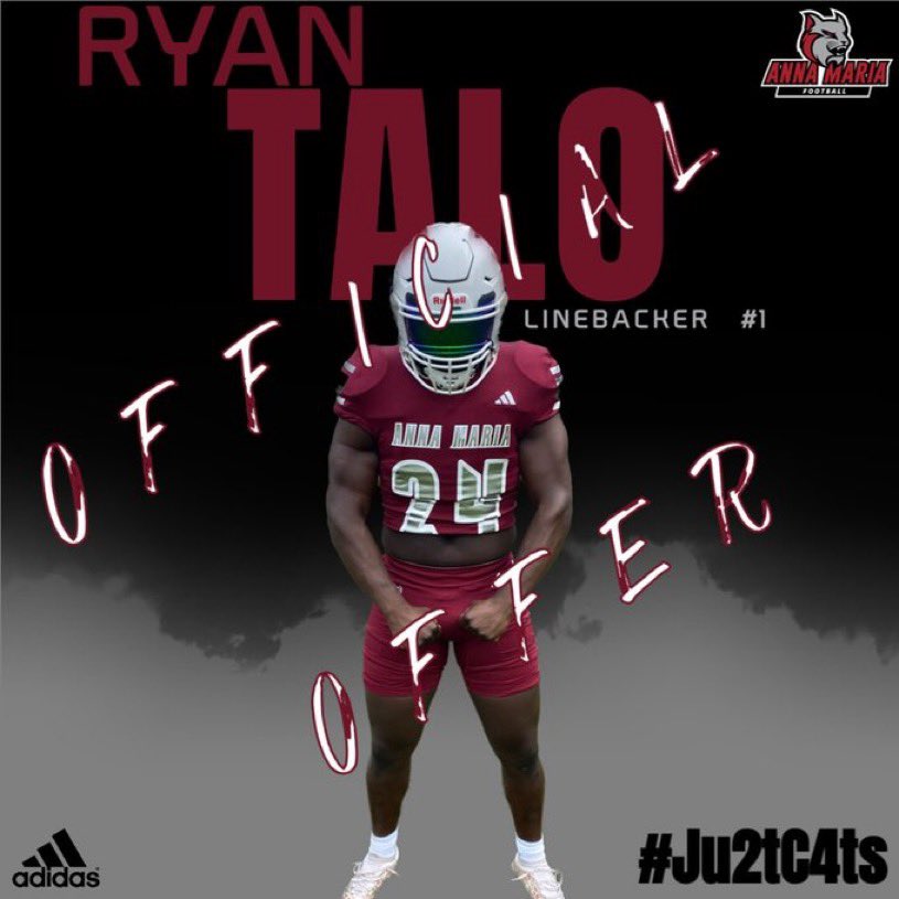 RYANTalo2's tweet photo. I am blessed to say I have received my first offer from @AMCAT_Football. AGTG thank you guys for believing in me🙏🏾@MikeAlessandra @coachrickards https://t.co/pUpZLwEamR
