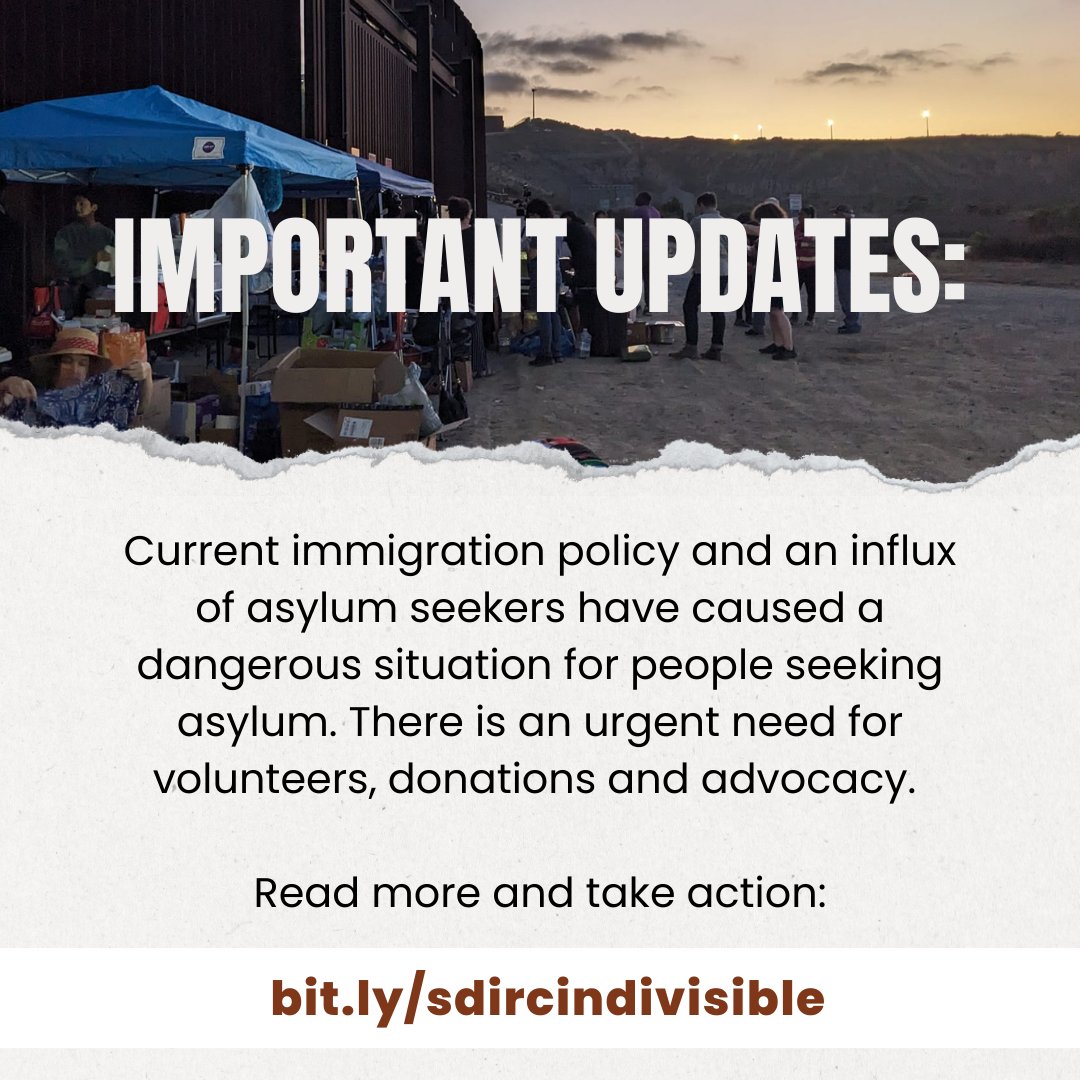 ISDPersist's tweet photo. ➡️ There is an urgent humanitarian crisis on the border 
➡️ Families are being separated &amp; vulnerable humans left w/o food or shelter
➡️ Local community members are scrambling to help

Ongoing need for support, volunteers, donations &amp; advocacy.

More info:
https://t.co/6cutw1VJuK https://t.co/S6op6CGRd2